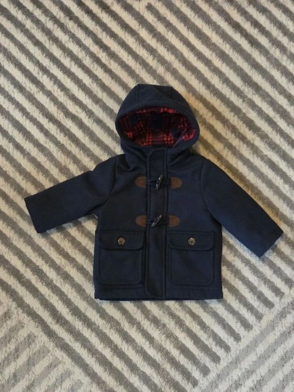 Carter's Toddler Hooded Navy Peacoat Size 12M